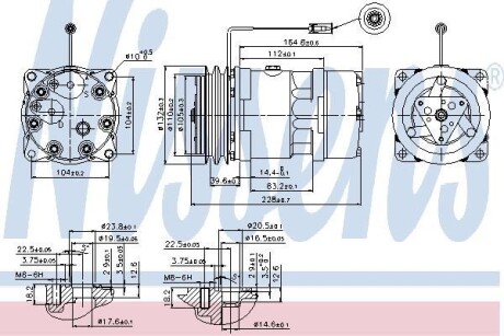 Компрессор NISSENS 89439