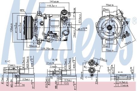 Компрессор NISSENS 89465