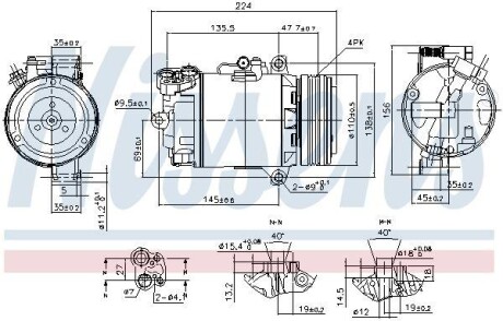 Компрессор NISSENS 89483