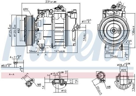 Компрессор NISSENS 89487