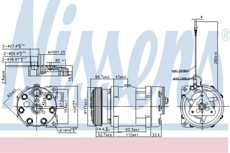 Компрессор NISSENS 89489