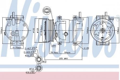 Компрессор кондиционера First Fit NISSENS 89492