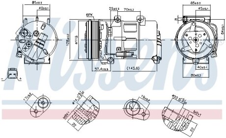 Компрессор NISSENS 89493