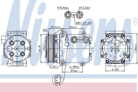 Компрессор NISSENS 89551