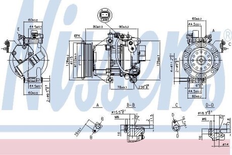 Компрессор NISSENS 89554