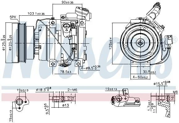 Компрессор NISSENS 89576 (фото 1)
