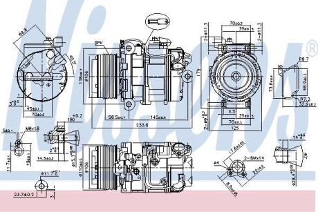 Компрессор NISSENS 89595