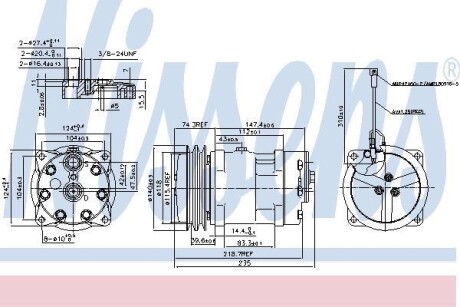 Компрессор NISSENS 89611