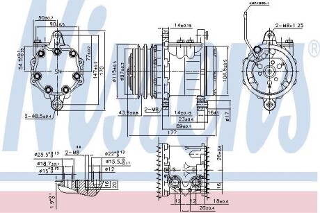 Компрессор NISSENS 89691