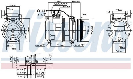 Компрессор NISSENS 89699