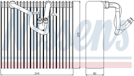 Испаритель кондиционера NISSENS 92187