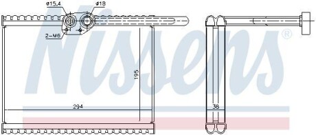 Испаритель кондиционера NISSENS 92324