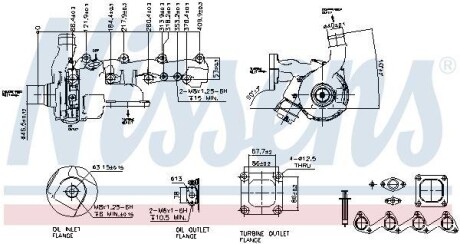 Радиатор охлаждения двигателя NISSENS 93088