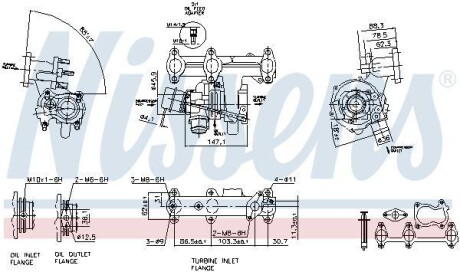 Радиатор охлаждения двигателя NISSENS 93095