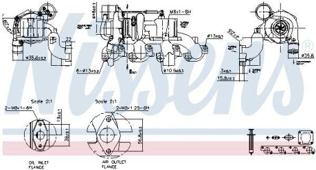 Турбокомпрессор в сборе NISSENS 93204