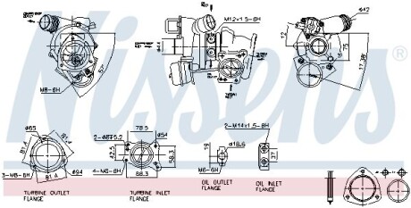 Компрессор, наддув NISSENS 93282