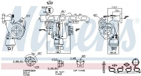 Турбокомпресор First Fit NISSENS 93285