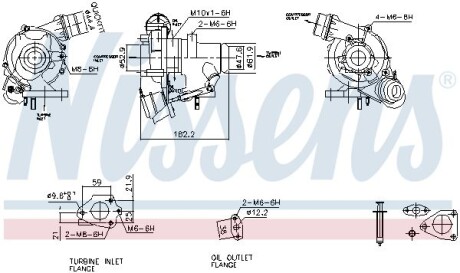 Компрессор, наддув NISSENS 93426