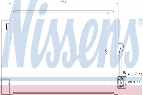 Радиатор кондиционера First Fit NISSENS 940156