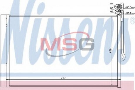 Радіатор кондиціонера First Fit NISSENS 940157