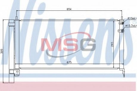 Радиатор кондиционера First Fit NISSENS 940175