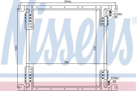 Радиатор кондиционера (Конденсатор) NISSENS 940242