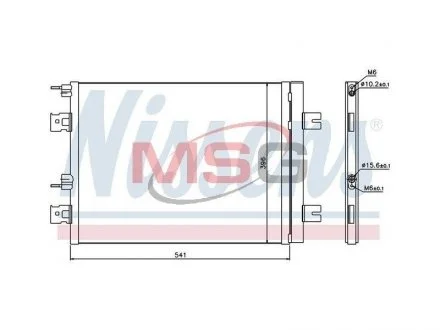 Радиатор кондиционера First Fit NISSENS 940262