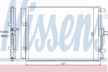 Радиатор кондиционера First Fit NISSENS 940267