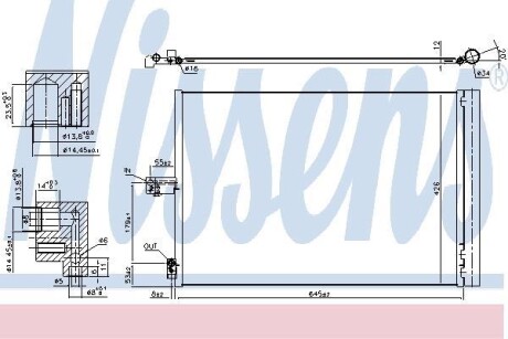 Радиатор кондиционера (Конденсатор) NISSENS 940420