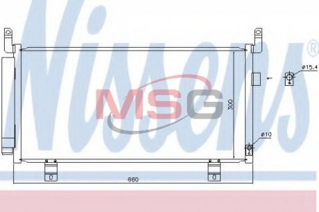 Радиатор кондиционера NISSENS 940437