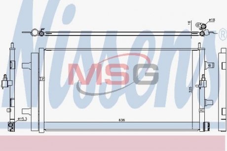 Радиатор кондиционера First Fit NISSENS 940454