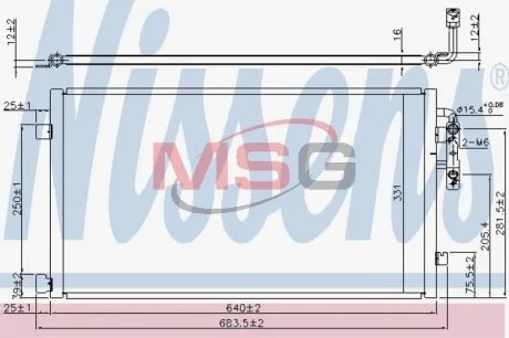 Радиатор кондиционера First Fit NISSENS 940457