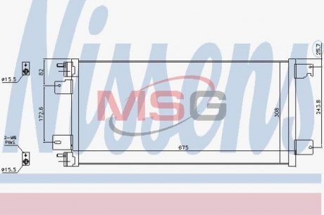 Радиатор кондиционера NISSENS 940701