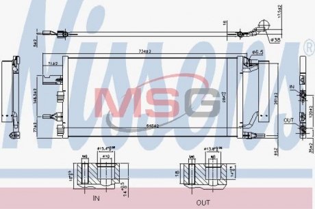 Радиатор кондиционера First Fit NISSENS 940759