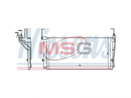 Радиатор кондиционера First Fit NISSENS 94451