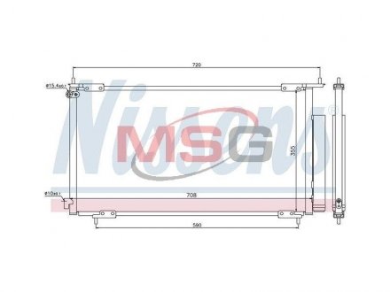 Радиатор кондиционера First Fit NISSENS 94772