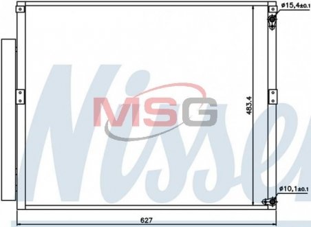 Радиатор кондиционера NISSENS 94919