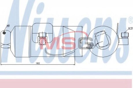 Осушитель кондиционера NISSENS 95027