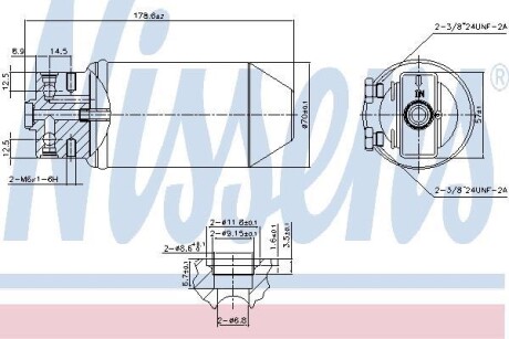 Осушитель кондиционера NISSENS 95048