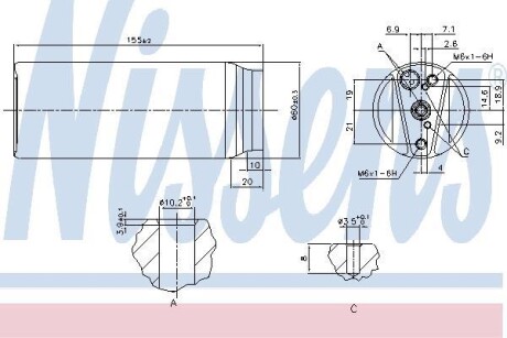 Осушитель кондиционера NISSENS 95063