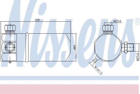 Осушитель кондиционера NISSENS 95137