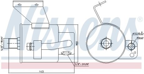 Осушитель кондиционера NISSENS 95182