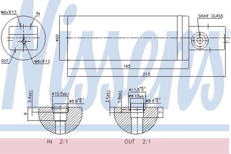 Осушитель кондиционера NISSENS 95187