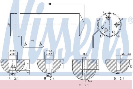 Осушитель кондиционера NISSENS 95193