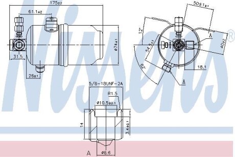 Осушитель кондиционера NISSENS 95234