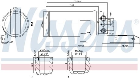 Осушитель кондиционера NISSENS 95236