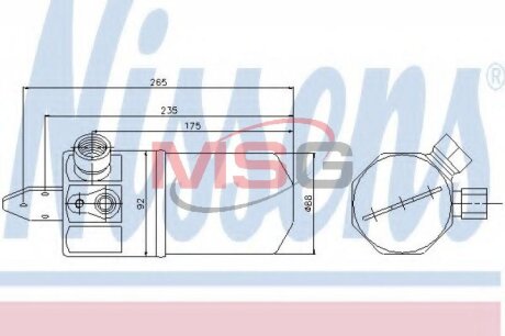 Осушитель кондиционера NISSENS 95318