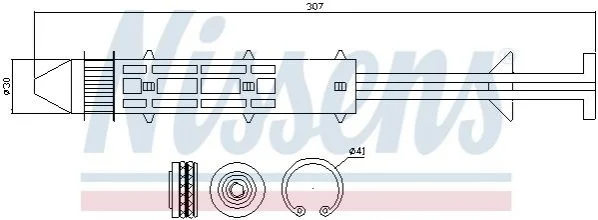 Осушувач кондиціонера First Fit NISSENS 95319 (фото 1)