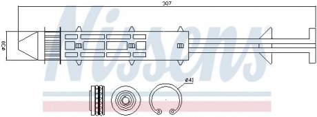 Осушувач кондиціонера First Fit NISSENS 95319 (фото 1)