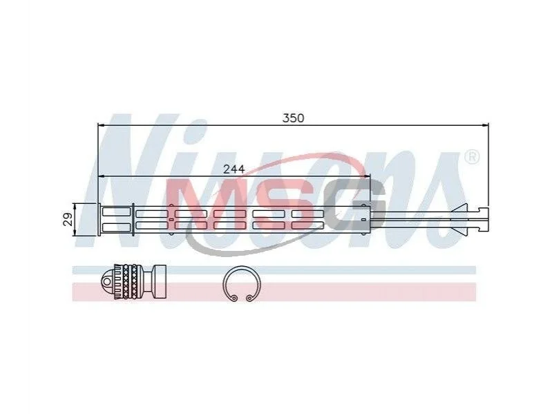 Осушитель кондиционера First Fit NISSENS 95358 (фото 1)